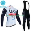 Set Langarmtrikot + Trägerhose Lange Winter Thermal Fleece Uae Emirates 2023